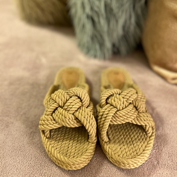 H&M Shoes - H&M espadrilles sandals. Size 39. Tan.